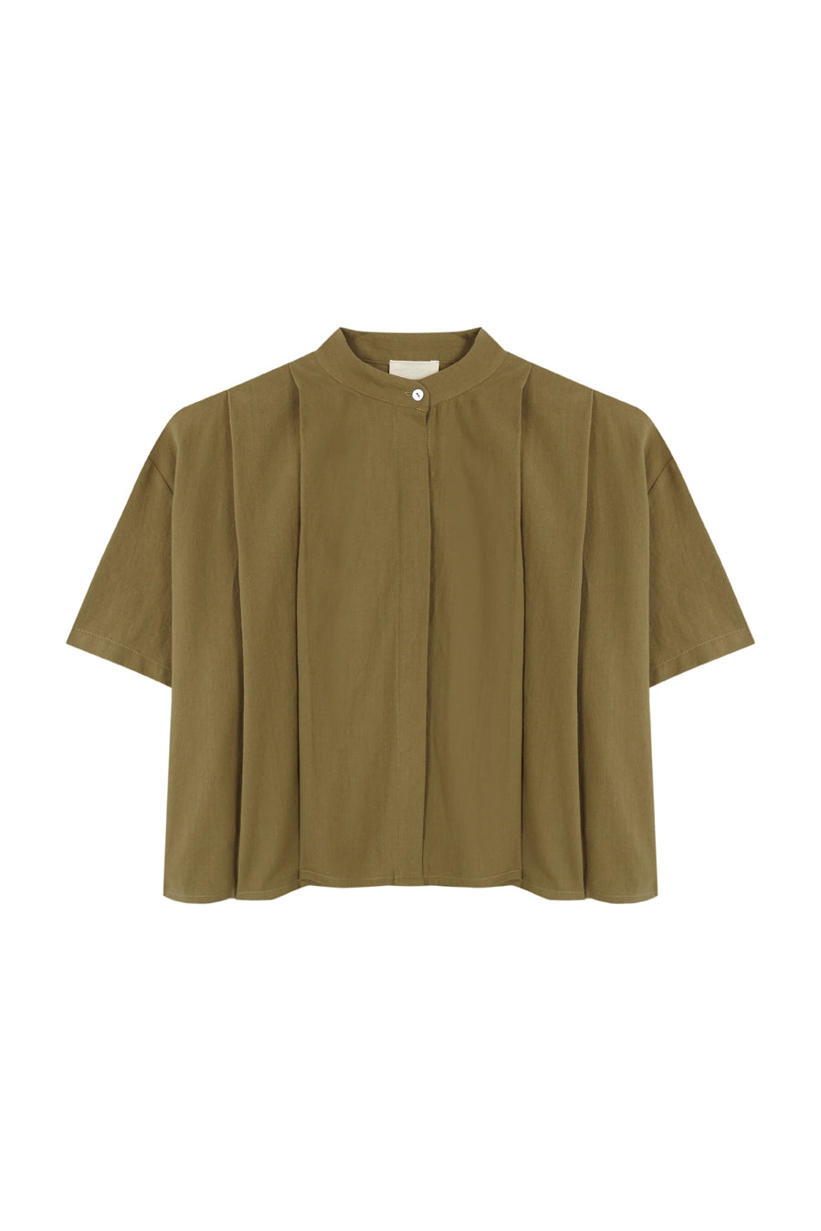 Camisa de manga corta Tanita kaki