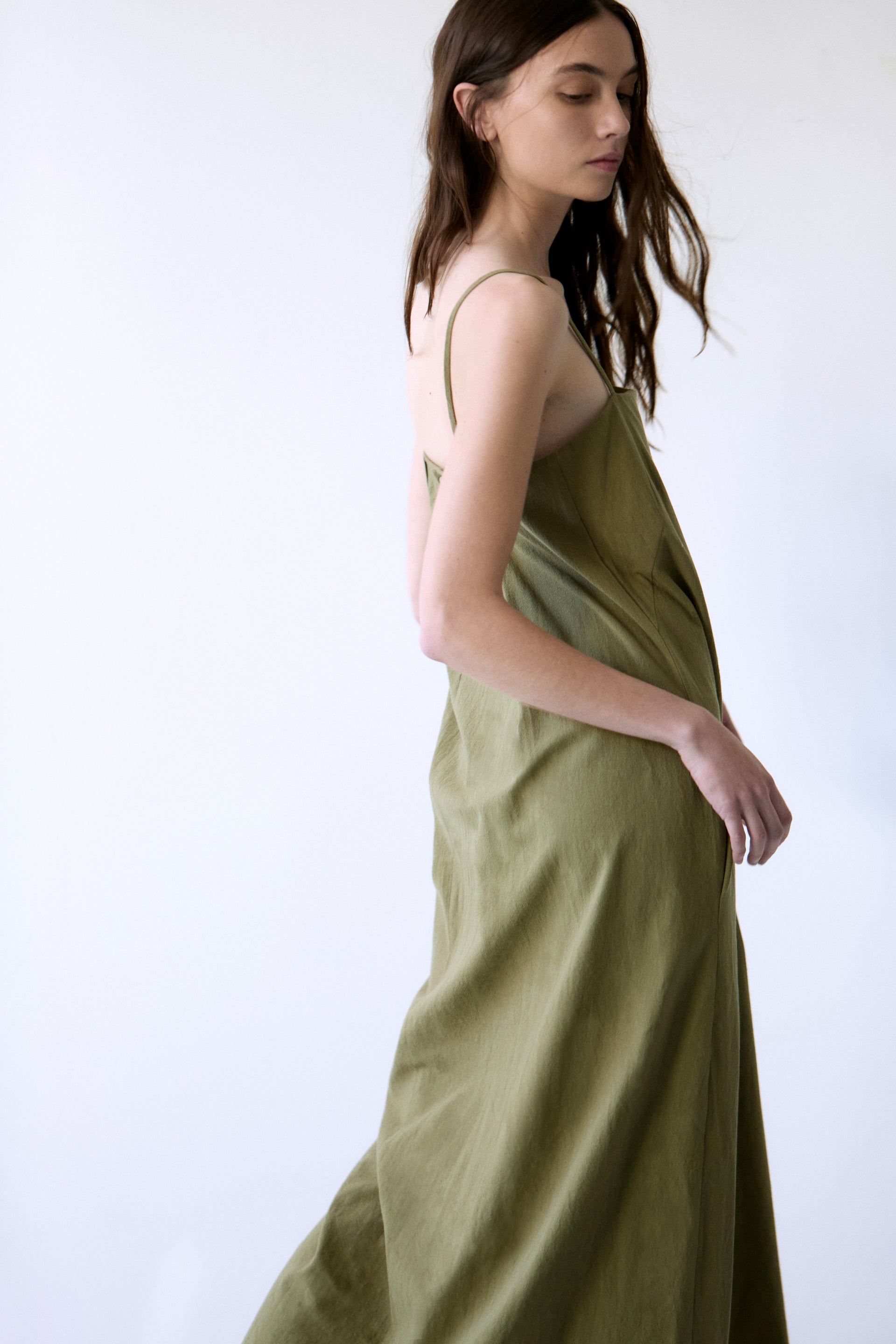 Vestido Pia franky kaki