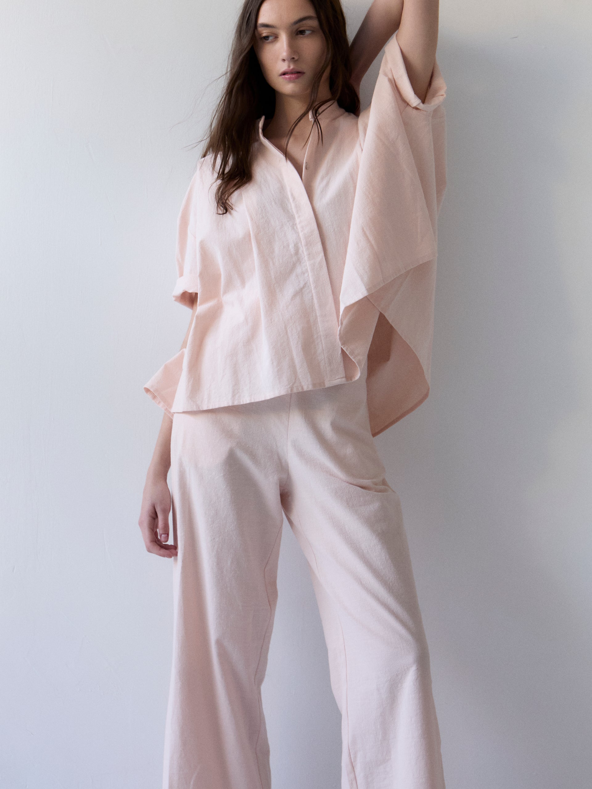Camisa de manga corta Tanita kaki