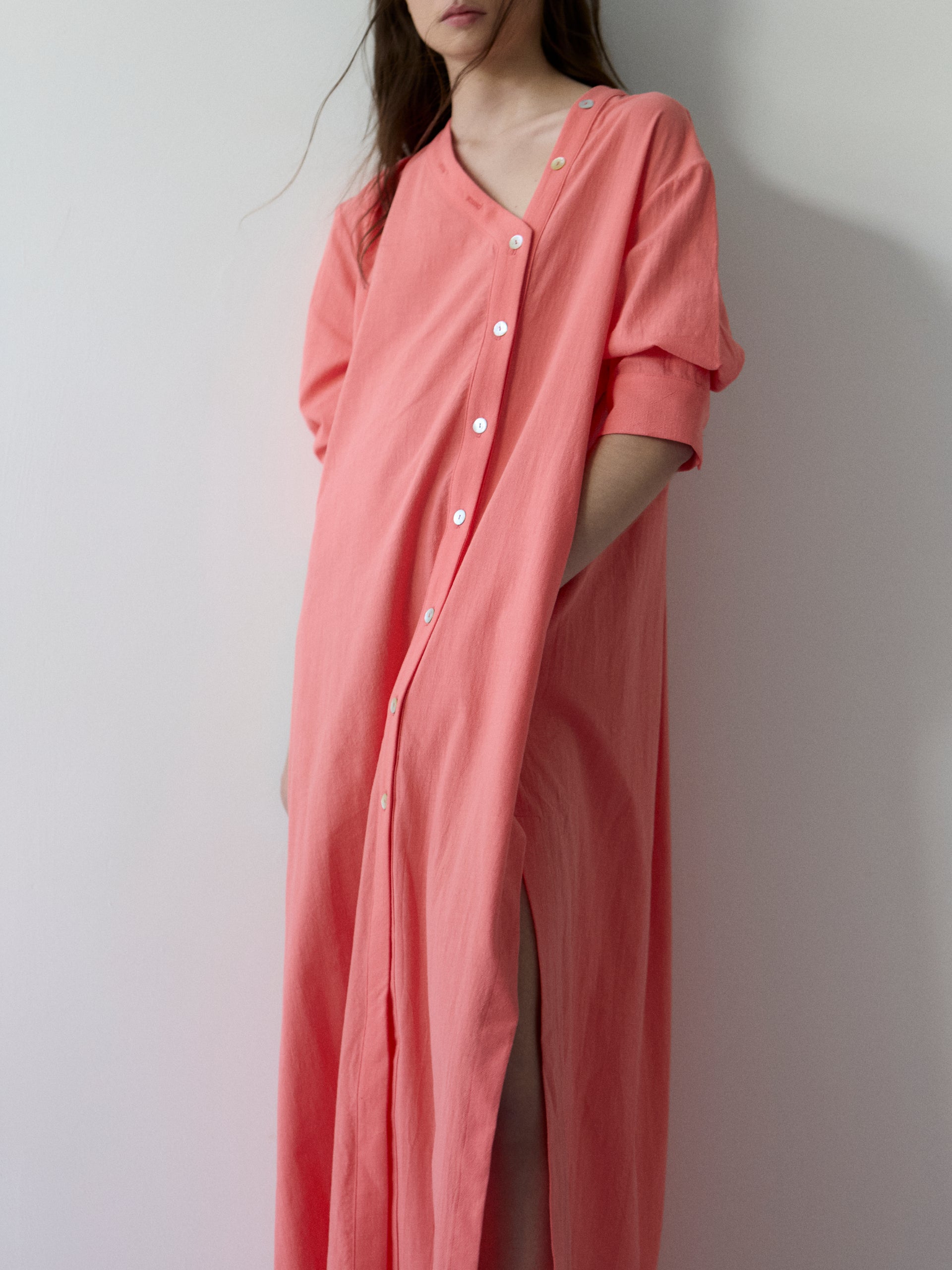 Vestido Iulia franky coral