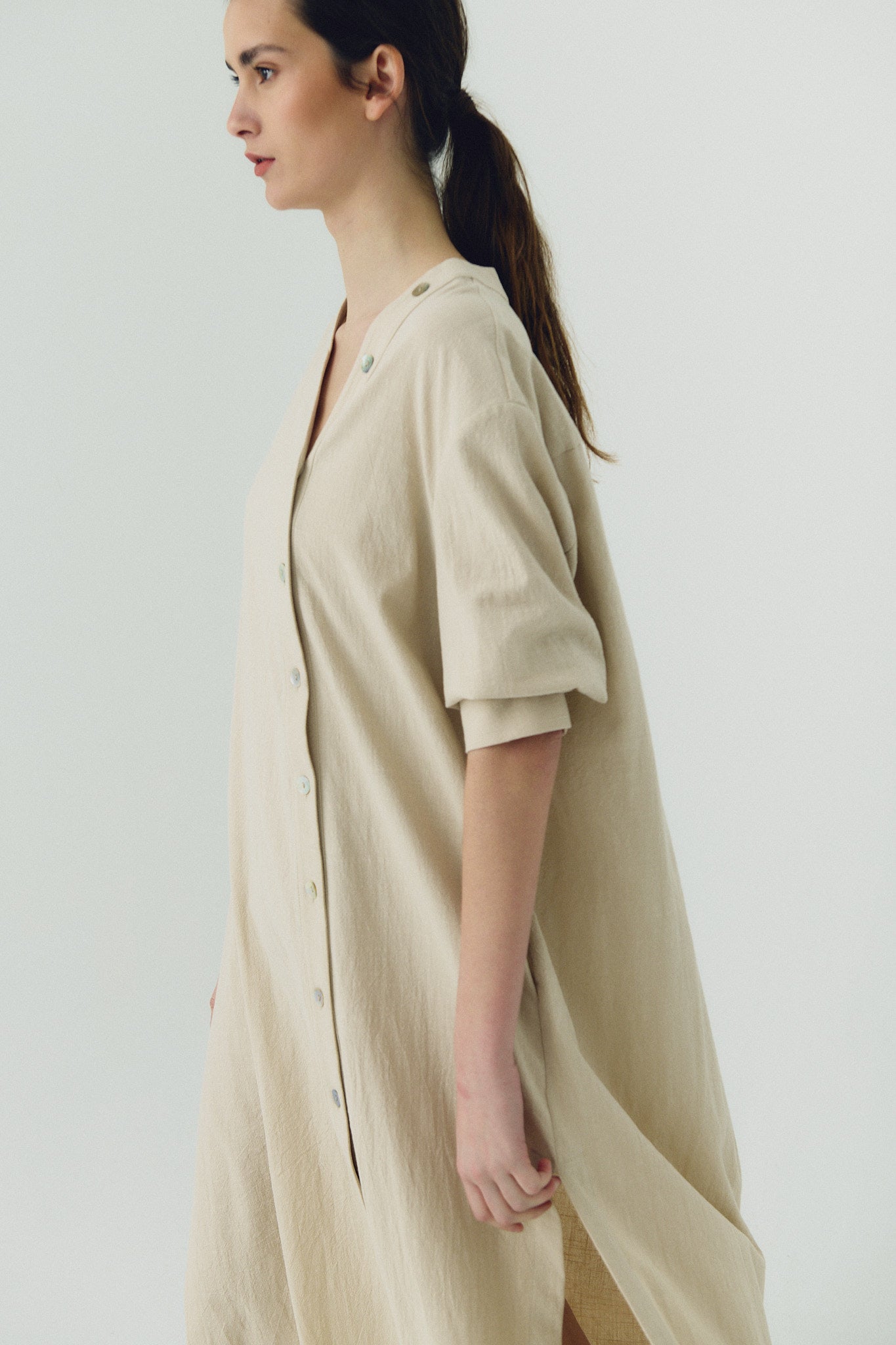 Vestido Iulia denim chambray
