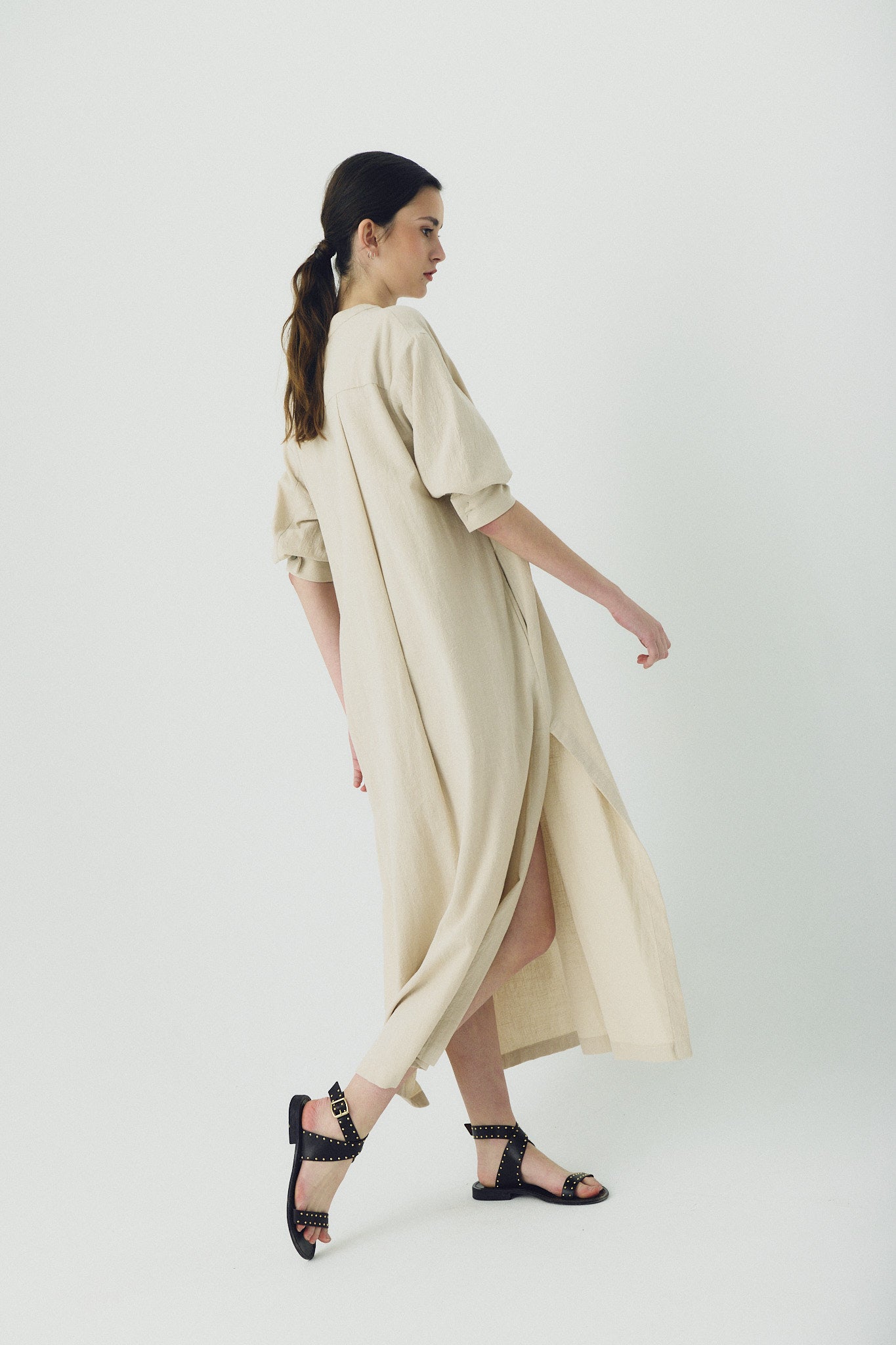 Vestido Iulia denim chambray
